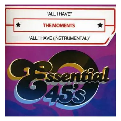 CD The Moments: All I Have