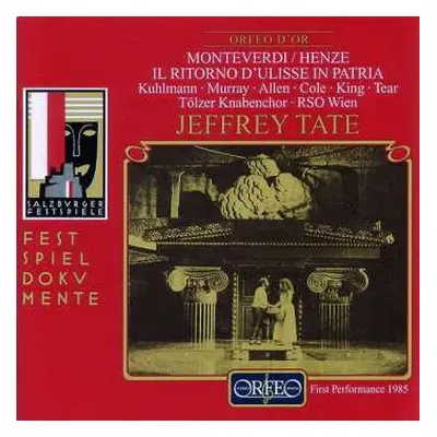 3CD Claudio Monteverdi: Il Ritorno D'ulisse In Patria