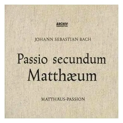 3SACD Johann Sebastian Bach: Passio Secundum Matthæum (Matthäus-Passion) LTD