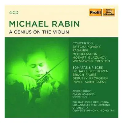 4CD Michael Rabin: A Genius on the Violin