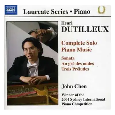 CD Henri Dutilleux: Complete Solo Piano Music