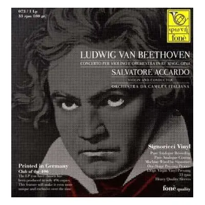 LP Ludwig van Beethoven: Concerto Per Violino E Orchestra In Re Magg. Op.61