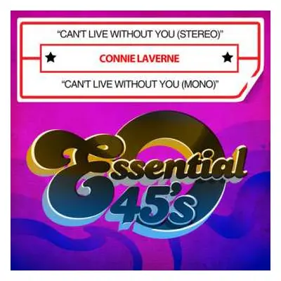 CD Lavern,connie: Can't Live Without You