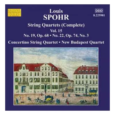 CD Louis Spohr: Streichquartette Vol.15