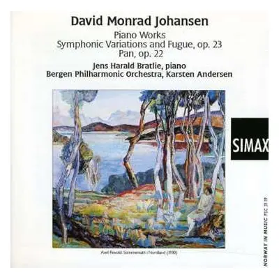 CD David Monrad Johansen: Piano Works Symphonic Variations and Fugue, op.23 Pan, op. 22