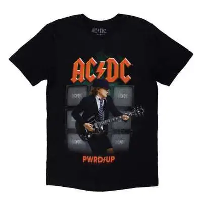 Ac/dc Unisex T-shirt: Pwrd-up Gelsenkirchen '24 (back Print & Ex-tour) (small) S