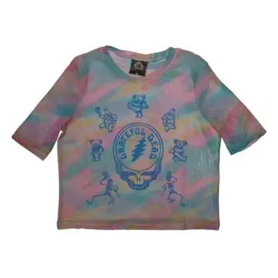 Grateful Dead Ladies Crop Top: Dead Egyptian Slash (mesh) (x-small) XS