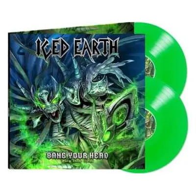 2LP Iced Earth: Bang Your Head - Green