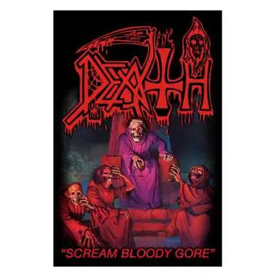 Death Textile Poster: Scream Bloody Gore