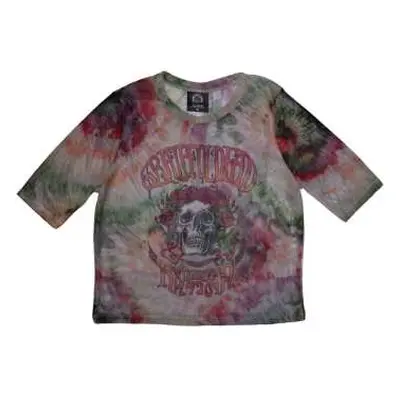 Grateful Dead Ladies Crop Top: Stony Brook Bertha (mesh) (small) S