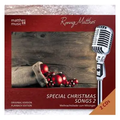 2CD Ronny Matthes: Special Christmas Songs (vol.2) Inkl.playback Cd