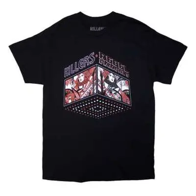 The Killers Unisex T-shirt: Tour '24 Rebel Diamonds (black) (back Print & Ex-tour) (large) L