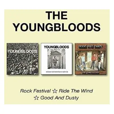 2CD The Youngbloods: Rock Festival/ Ride The Wind/ Good And Dusty