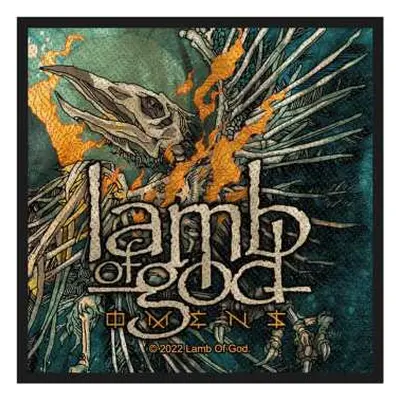 Lamb Of God Standard Woven Patch: Omens