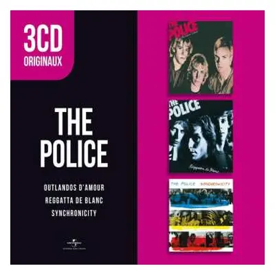 3CD/Box Set The Police: Outlandos D'Amour - Reggatta De Blanc - Synchronicity