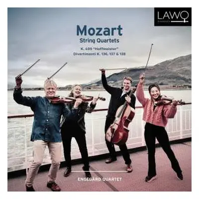 CD Wolfgang Amadeus Mozart: Divertimenti Kv 136-138 (version Für Streichquartett)