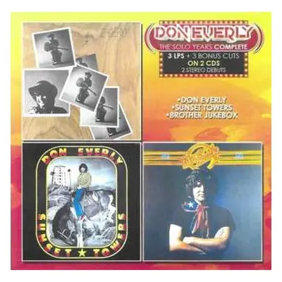 2CD Don Everly: Solo Years Complete-3 Lps + 3 Bonus Cuts (2 Cd)