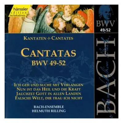 CD Johann Sebastian Bach: Cantatas BWV 49-52