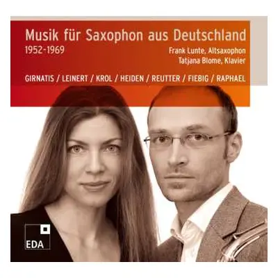 CD Various: Frank Lunte - Musik Für Saxophon Aus Deutschland 1952-1969