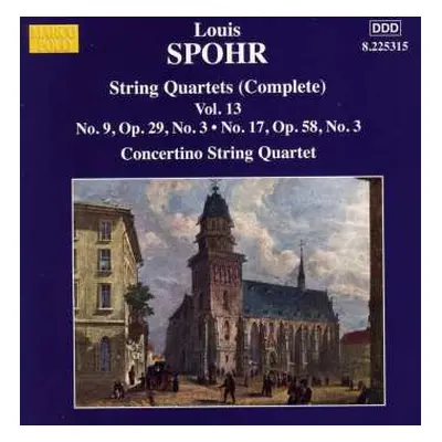 CD Louis Spohr: Streichquartette Vol.13