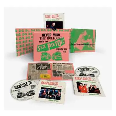 3CD Sex Pistols: Live in the U.S.A. 1978