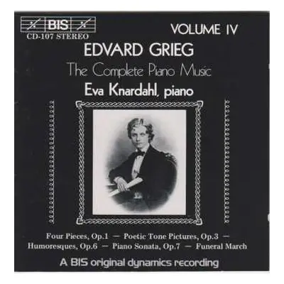 CD Edvard Grieg: The Complete Piano Music Volume IV