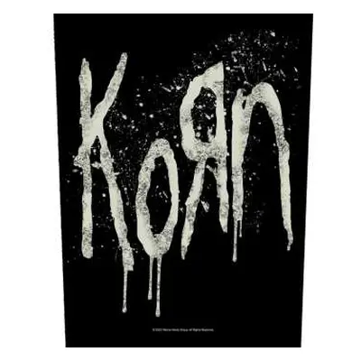 Korn Back Patch: Splatter Logo