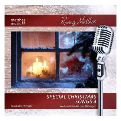 CD Ronny Matthes: Special Christmas Songs-playback/karaoke,vol.4