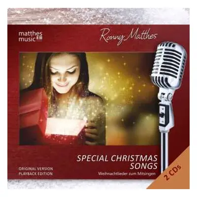 2CD Ronny Matthes: Special Christmas Songs,inkl.playback/karaoke Cd