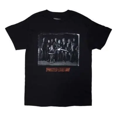 Bruce Springsteen Unisex T-shirt: Tour '24 E-street Photo (black) (back Print & Ex-tour) (x-larg