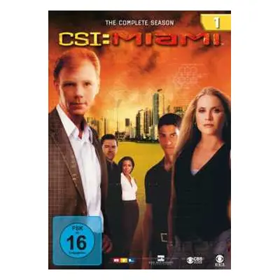 6DVD Various: Csi Miami Season 1