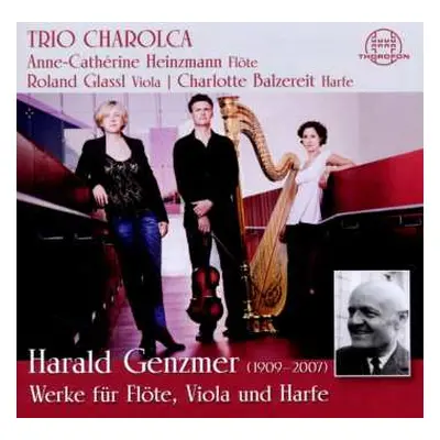 CD Harald Genzmer: Werke Für Flöte, Viola & Harfe