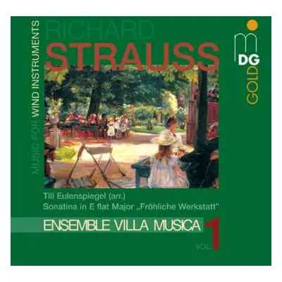 CD Strauss,r. / Ensemble Villa Musica: Sonatina In E-flat / Till Eulenspiegel