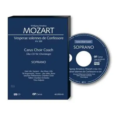 CD Various: Carus Choir Coach - Wolfgang Amadeus Mozart: Vesperae Solennes De Confessore Kv 339 