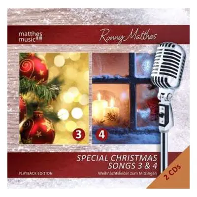 2CD Ronny Matthes: Special Christmas Songs (3 & 4)-playback/karaoke