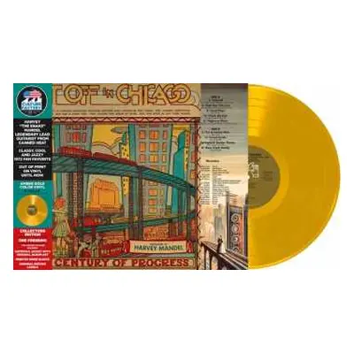 LP Harvey Mandel: Get Off In Chicago - Yellow/gold