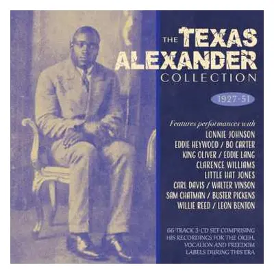 3CD Texas Alexander: The Texas Alexander Collection 1927-51