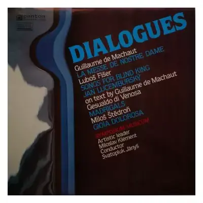 NM | NM LP Guillaume de Machaut: Dialogues