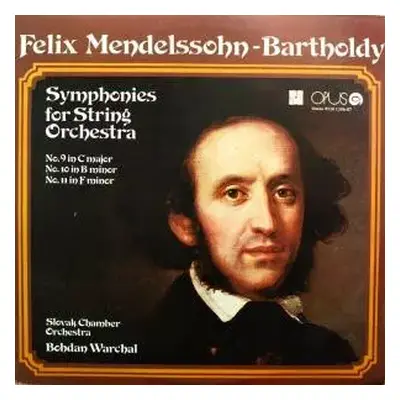 NM | VG+ 2LP Felix Mendelssohn-Bartholdy: Symphonies For String Orchestra (No. 9 In C Major, No.