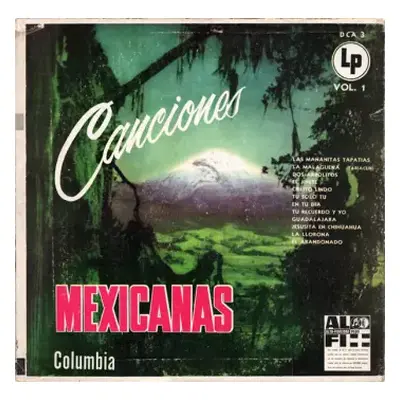 VG | VG+ LP Various: Canciones Mexicanas Vol. 1