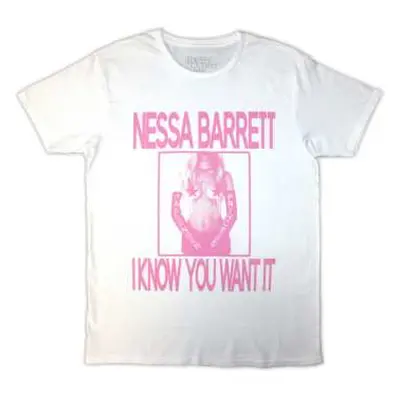 Nessa Barrett Unisex T-shirt: I Know You Want It (medium) M