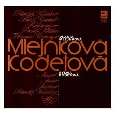 NM | VG+ LP Vlasta Soumarová-Mlejnková: Mlejnková / Kodetová