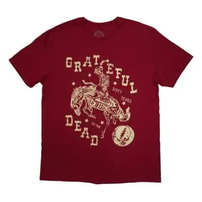 Grateful Dead Unisex T-shirt: Skeleton Horse (back Print) (x-large) XL