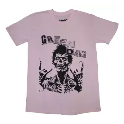 Green Day Unisex T-shirt: Savior Zombie (large) L