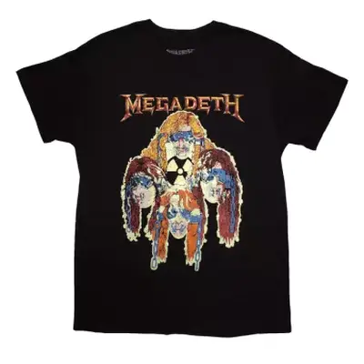 Megadeth Unisex T-shirt: Nuclear Glowheads (large) L