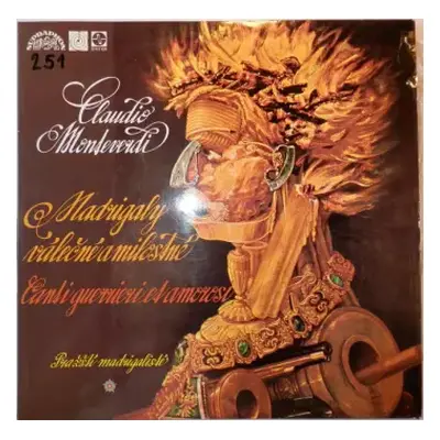 VG+ | VG+ LP Claudio Monteverdi: Madrigaly Válečné A Milostné (Canti Guerrieri Et Amorosi) (73)