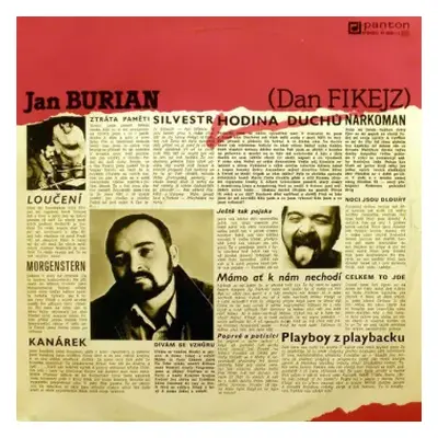 VG+ | VG+ LP Jan Burian: Hodina Duchů