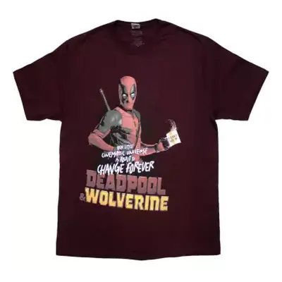 Marvel Comics Unisex T-shirt: Deadpool & Wolverine Change Universe (xx-large) XXL