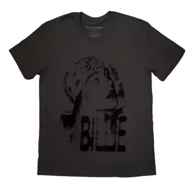 Billie Eilish Unisex T-shirt: Tonal Bandana Photo (charcoal Grey) (large) L