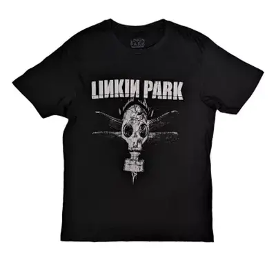 Linkin Park Unisex T-shirt: Gas Mask (xx-large) XXL